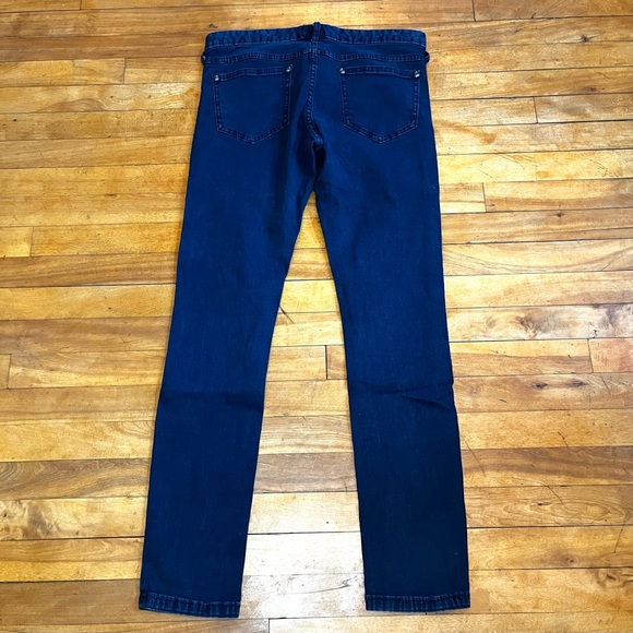 FREE PEOPLE Skinny Leg, Dark Blue Wash Jeans - Size 30 - Picture 9 of 12